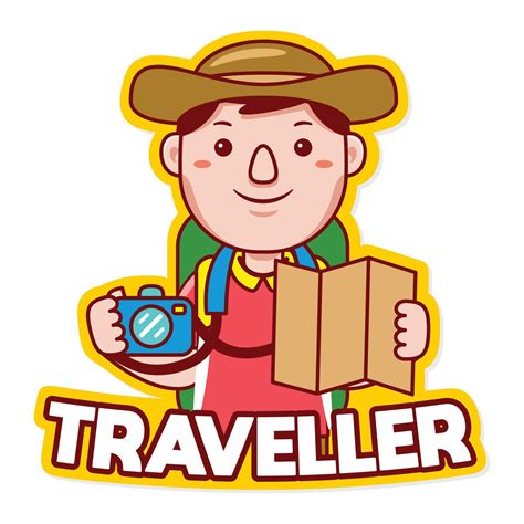 TRAVELLER PROFESSION LOGO 4343321 Vector Art at Vecteezy