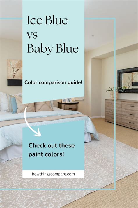 Ice Blue vs Baby Blue: Color Comparison Guide | Baby blue paint, Blue paint colors, Ice blue