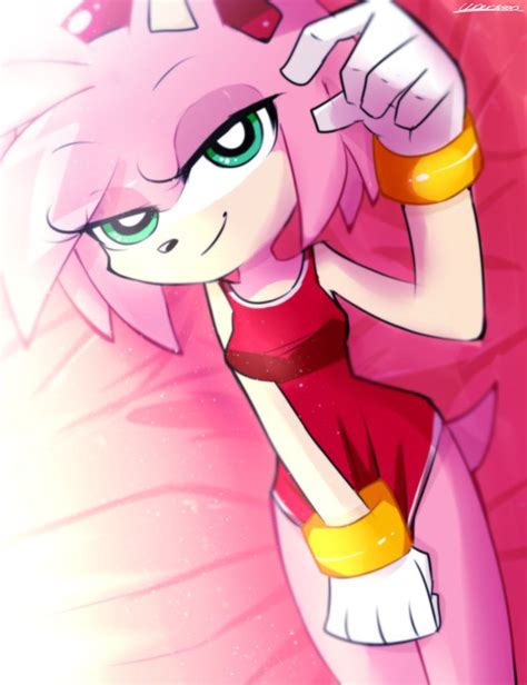 Amy by Klaudy-na | Sonic and amy, Amy the hedgehog, Sexy anime art