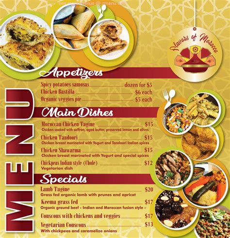 Online Menu of Flavors of Morocco Restaurant, Lancaster, Pennsylvania ...