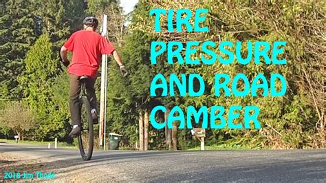 Unicycle Road Camber Effect - YouTube