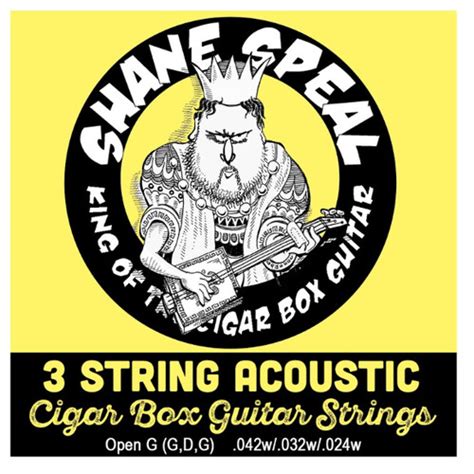 Shane Speal Signature 3-string Cigar Box Guitar String Sets - C. B. Gitty Crafter Supply