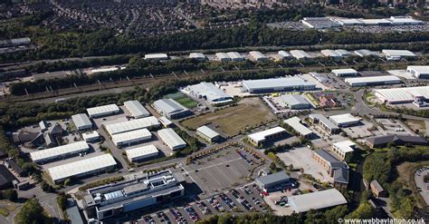 Festival Trade Park, Stoke on Trent, from the air | aerial photographs of Great Britain by ...