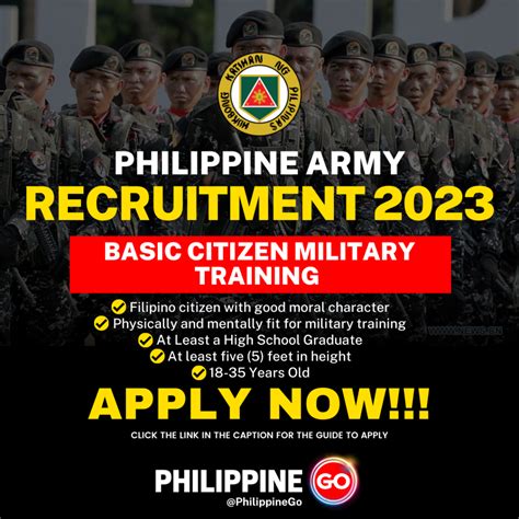 Philippine Army RESCOM 2024 | Qualifications, Requirements, Application