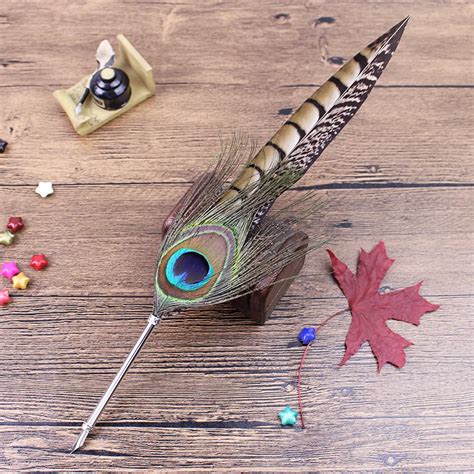 Harry Potter style feather dip pen-in Fountain Pens from Office & School Supplies on Aliexpress ...