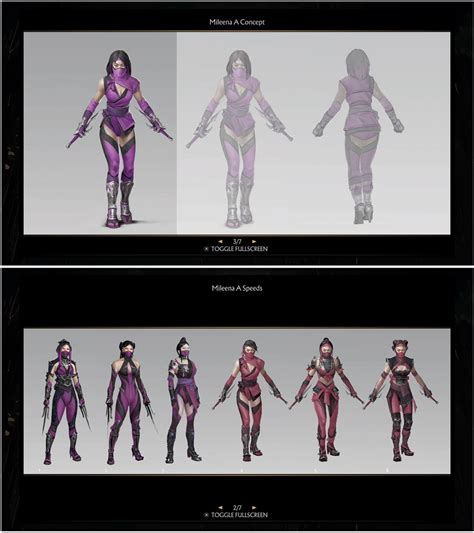 Mileena Concept Art ("A" Spread) : r/MortalKombat