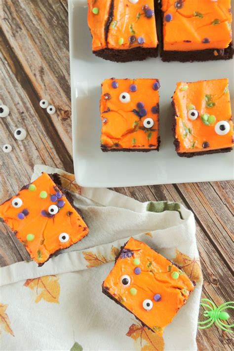 Monster Brownie Recipe for Halloween - Cozy Food Recipes