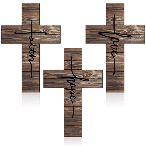 Fast Delivery to Your Door Online Exclusive 3 Pieces Wall Cross Decor ...