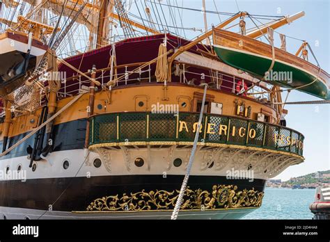 The Amerigo Vespucci is a sailing ship of the Navy built as a training ...