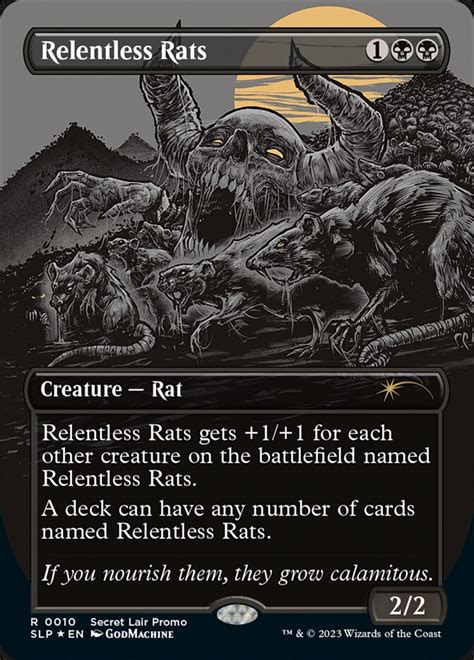 Relentless Rats · Secret Lair Showdown (SLP) #10 · Scryfall Magic The Gathering Search