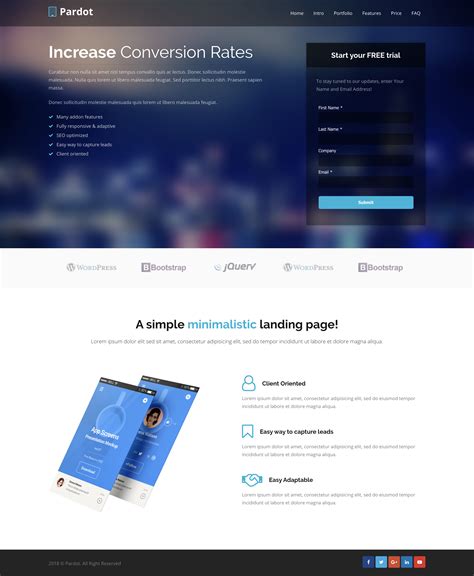 Pardot Lead Generation Landing Page Template | DRIPTLY