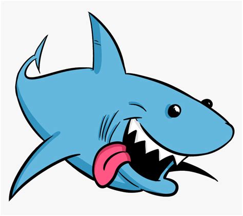 Shark Animation Drawing Cartoon Clip Art - Cute Shark Clipart, HD Png Download , Transparent Png ...