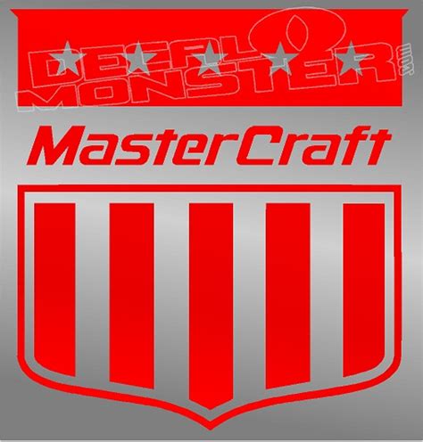 Stars & Stripes Mastercraft Logo Boat Decal Sticker - DecalMonster.com