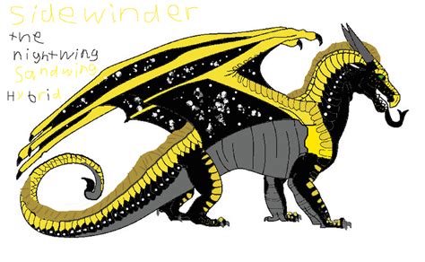 Sidewinder the Nightwing/Sandwing Hybrid (Wof) by RawrKit on DeviantArt