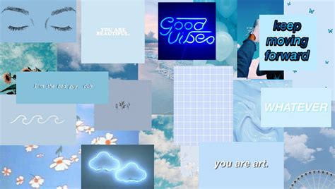 Blue Aesthetic PC Wallpapers - Wallpaper Cave