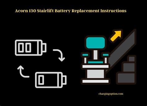 Acorn 130 Stairlift Battery Replacement Instructions - Charging Option