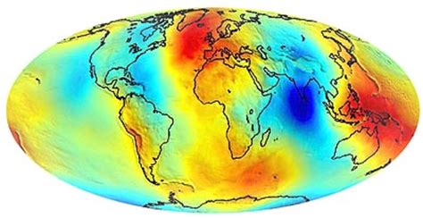 ESA - The geoid (EGM96 model)