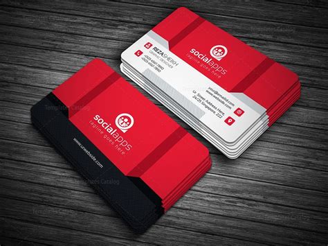 3D Effect Business Card Template 000143 - Template Catalog