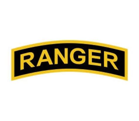 US Army Ranger Tab Vector Files, Dxf Eps Svg Ai Crv - Etsy