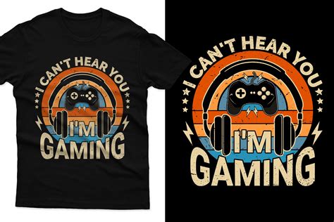 Gaming Retro Vintage T Shirt Design Graphic by i_am_ the_trend ...