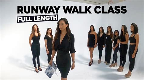 FULL LENGTH Modeling Class | How To Walk Like A Model | Runway & Ramp ...