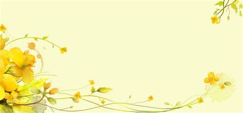 Free Flowers, Plants, Yellow Background Images, Yellow Flowers Fresh Poster Banner Background ...