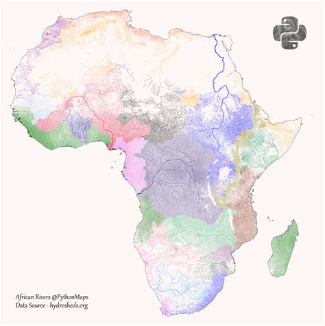 Mapping the World’s River Basins by Continent | Ανιχνεύσεις