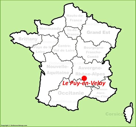 Le Puy-en-Velay Map | France | Discover Le Puy-en-Velay with Detailed Maps