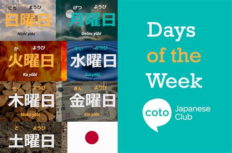 Meaning of japanese days of the week - lasopams