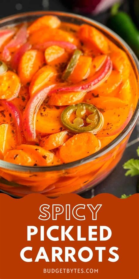 Spicy Pickled Carrots - Budget Bytes