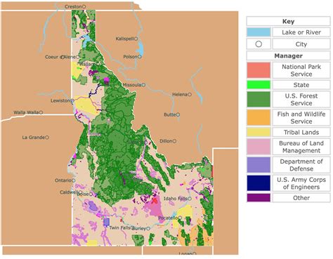 Interactive Map of Idaho's Parks and Protected Areas