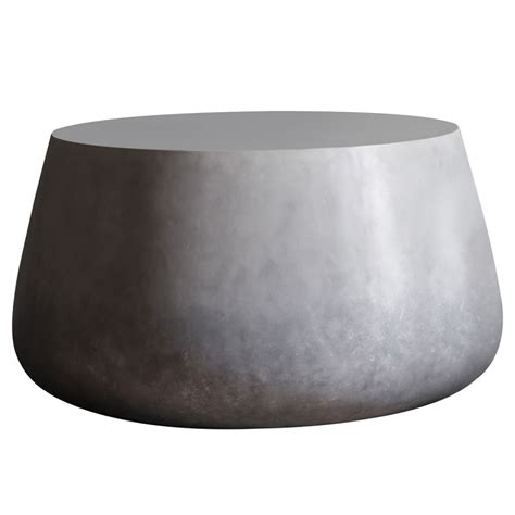 White Concrete Coffee Table Round / Industrial Concrete Coffee Table : Rh members enjoy 25% ...