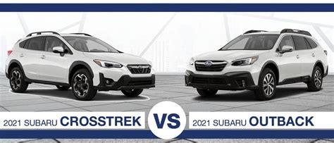 2021 Subaru Crosstrek vs. 2021 Subaru Outback | Subaru of Rochester