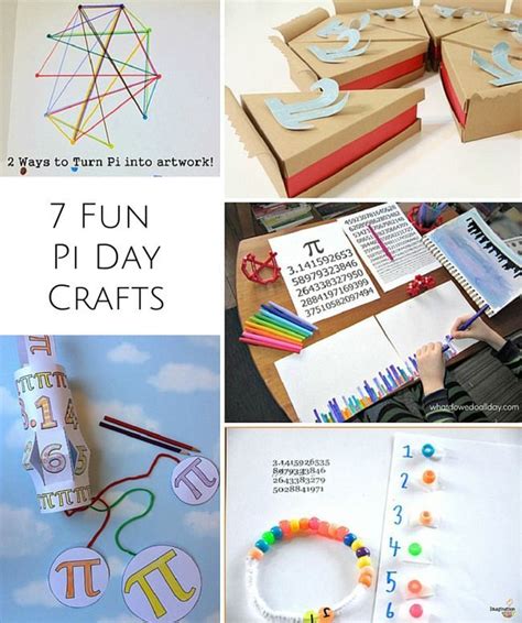 CELEBRATE PI DAY WITH THESE 8 FUN CRAFTS | Science activities for kids, Pi day, Crafts