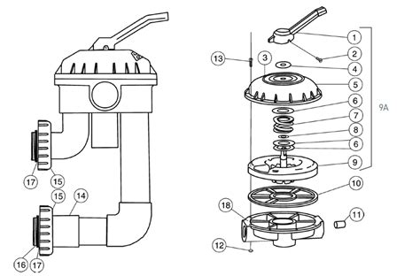 Pentair PacFab 2 In. Hiflow™ Valve Parts