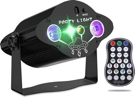 Disco Lights UV Black Light RGB LED Disco Ball with Remote Control ...