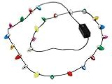 Flashing Christmas Lights Necklace - The Green Head