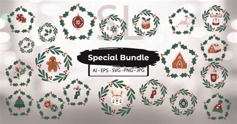 Christmas in July Decorations Bundle Bundle · Creative Fabrica