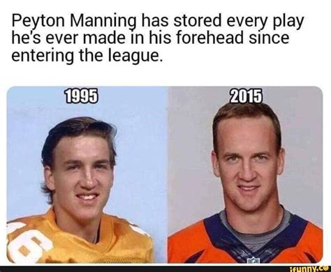 Peyton Manning Forehead Meme