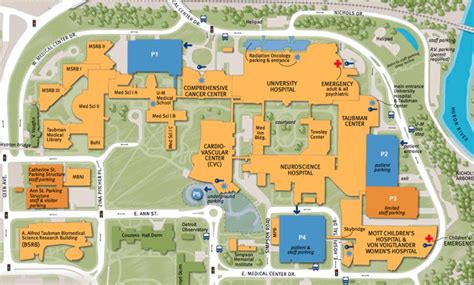 University Of Michigan Ann Arbor Campus Map - Closing r