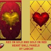 Red-and-Gold-Heart-Wall-Panels hosted at ImgBB — ImgBB