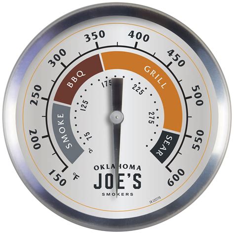 Oklahoma Joe's 3" Spare Part Smoker Temperature Gauge - Bunnings Australia