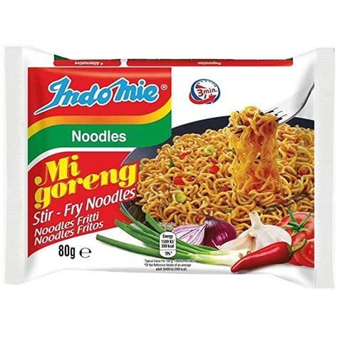 Indomie Noodles, Mi Goreng, Stir Fry Spicy 80 gram