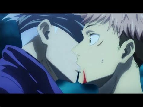 Jujutsu Kaisen KISS! Gojo kissing Itadori 😱 in 2022 | Anime kiss gif ...