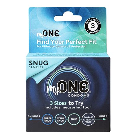 MyONE Custom Fit, Snug Condom Sampler, 3 CT | Pick Up In Store TODAY at CVS