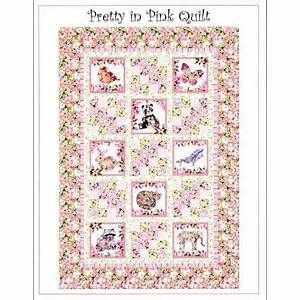 black pink quilt