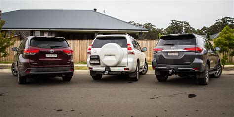 Toyota SUV comparison: Fortuner v Kluger v Prado - Photos