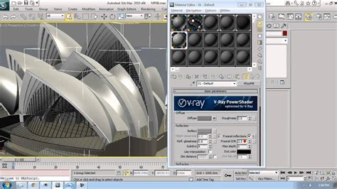 Architecture tutorial 3Ds Max Applying Materials 6 - YouTube