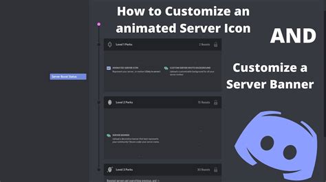 How to Customize Animated Server Icons and Server Banners! - YouTube