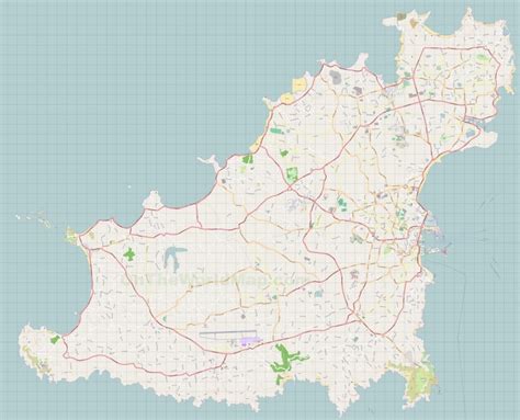 Large detailed map of Guernsey - Ontheworldmap.com